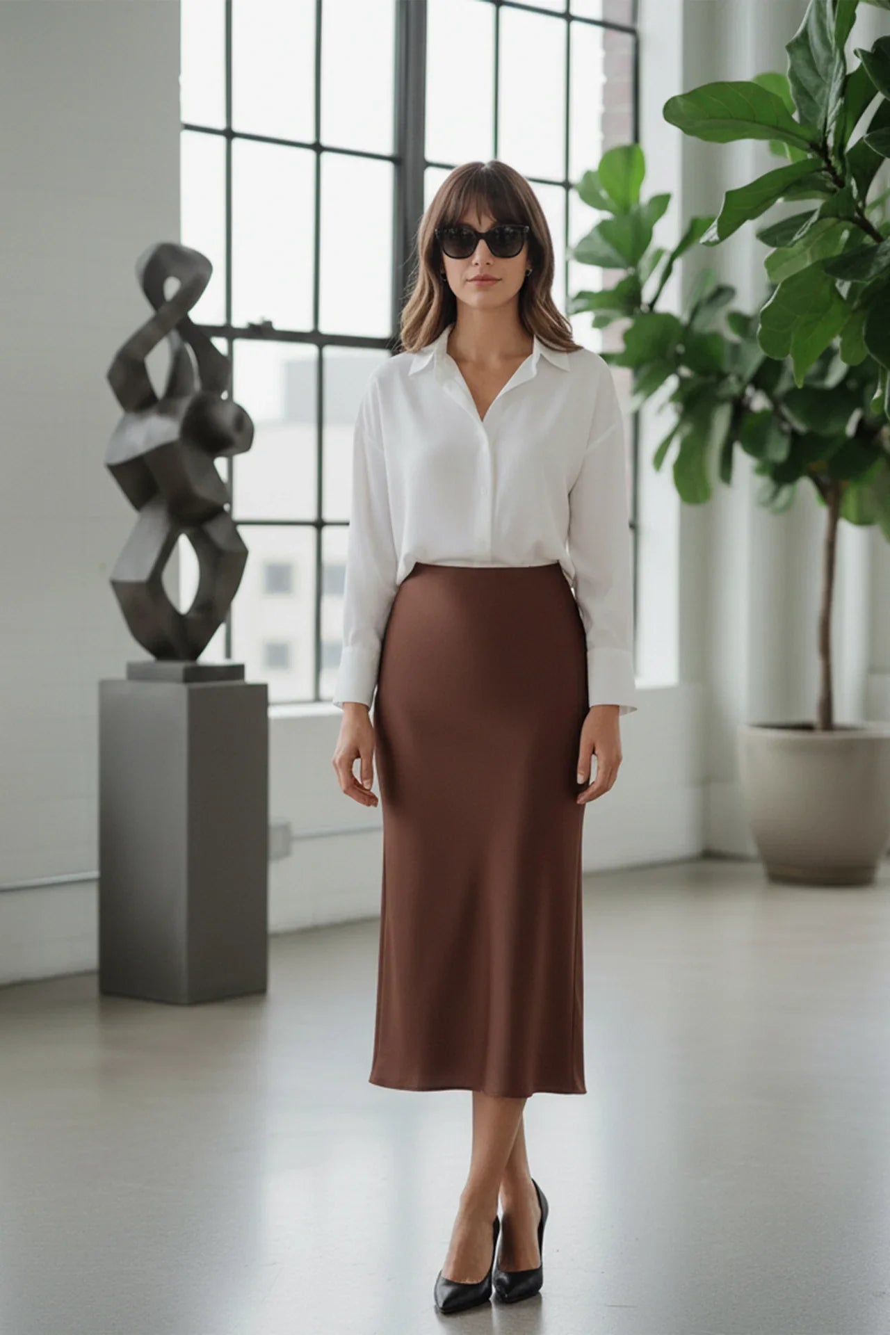 Designer Maxi Skirt | Casual Maxi Skirt - Shahida Parides