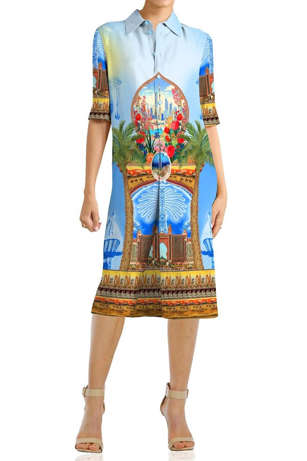 ladies midi shirt dresses Dubarry Hanlon Ladies' midi length shirt dress