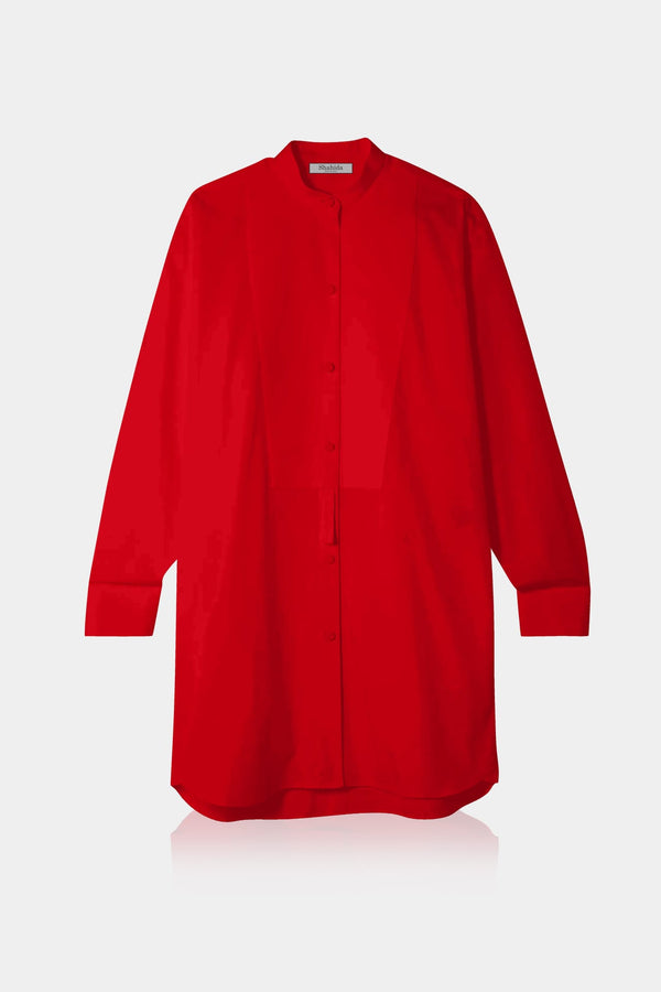 designer shirt dresses Avec Les Filles Button Front Dress - Blue Stripe