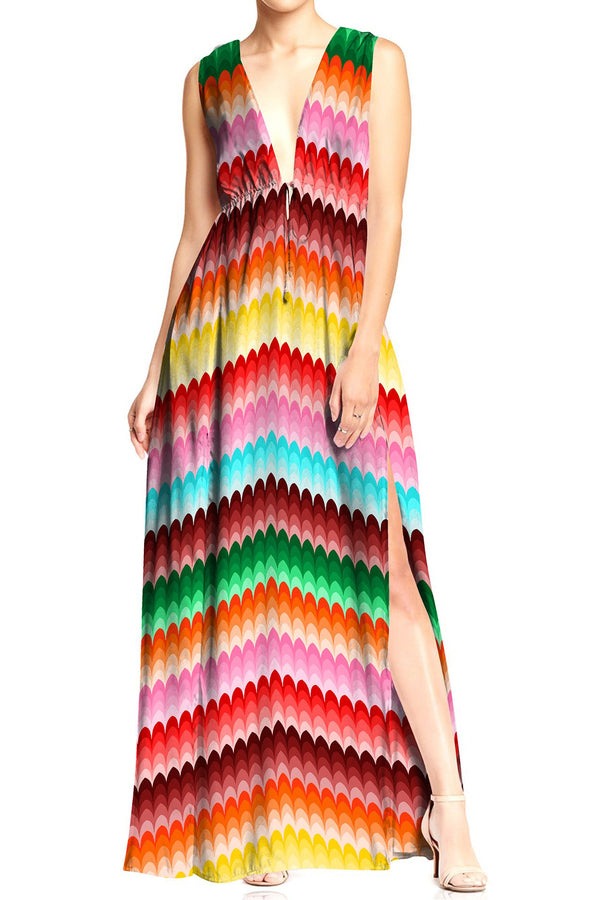  women maxi multicolor dress, formal dresses for women, plus size maxi dresses, Shahida Parides,