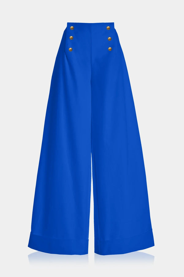 Small Blue Straight Pants Small Blue Straight Pants