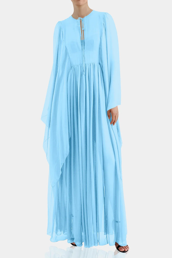 S Light Blue Flowy Maxi Dress S Light Blue Flowy Maxi Dress