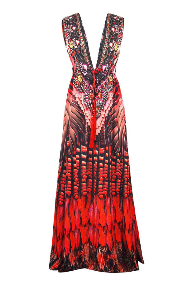 Designer Red Dress For Women | Floor Length Dress | Shahida Parides Designer Red Dress For Women | Floor Length Dress | Shahida Parides
