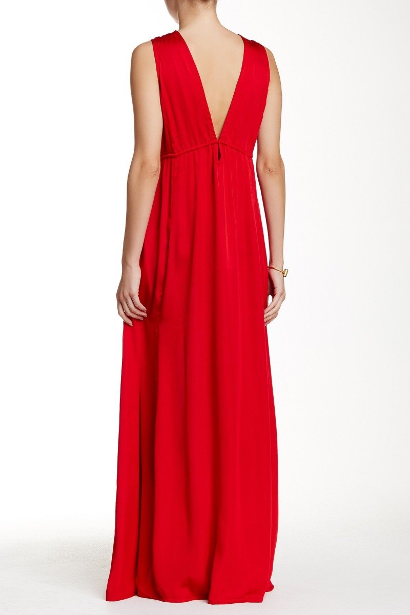  sexy red formal dress, long formal dresses for women, plunging neckline cocktail dress,