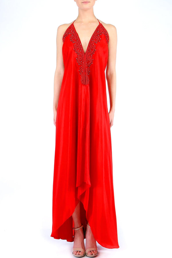  cute red dresses, formal dresses for women, plunging neckline cocktail dress,