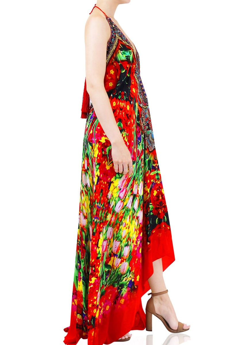  ladies red dress, long satin dress, Shahida Parides, plus size maxi dresses, flowy maxi dress,