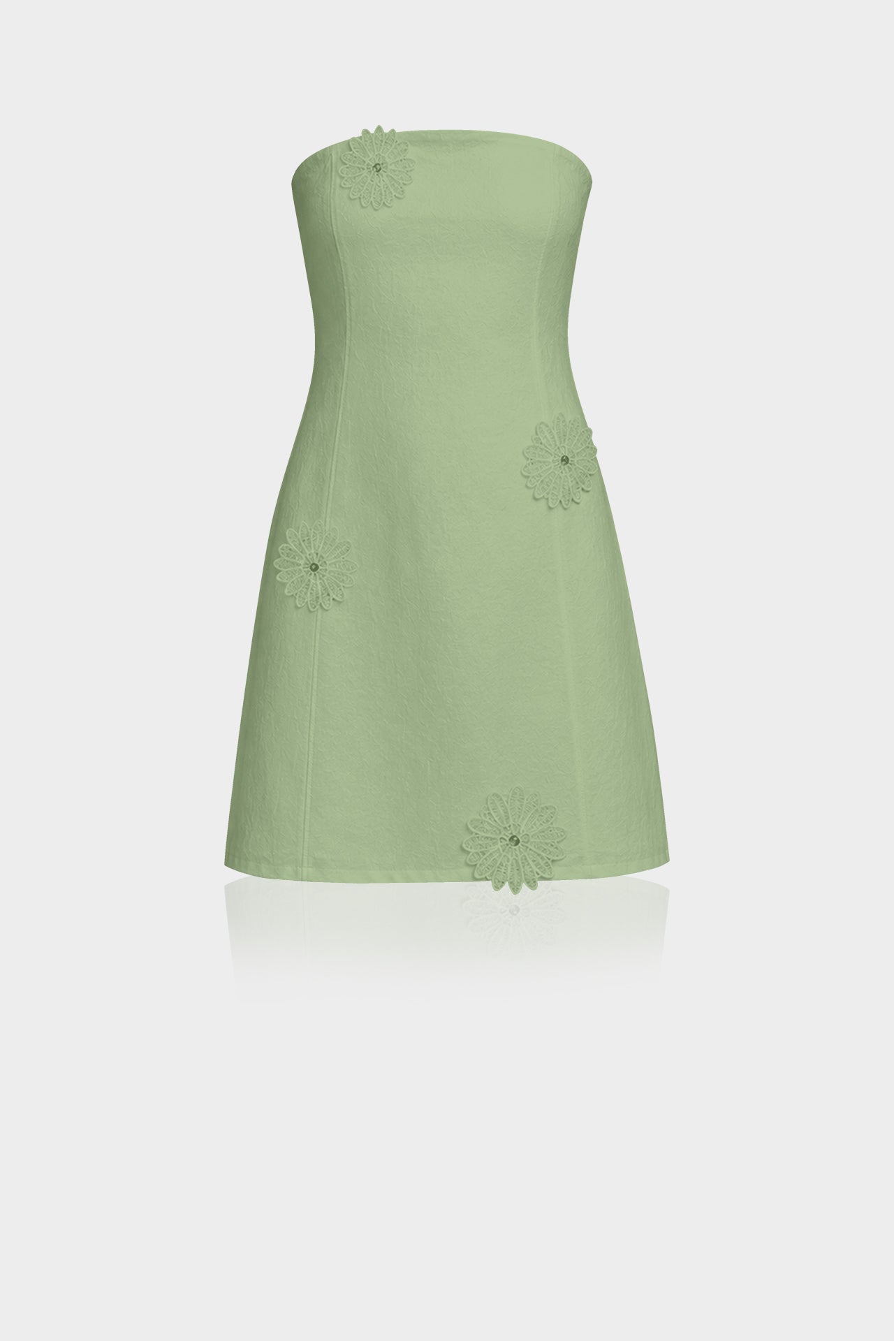 Sage Green Resort Mini Dress with Pockets