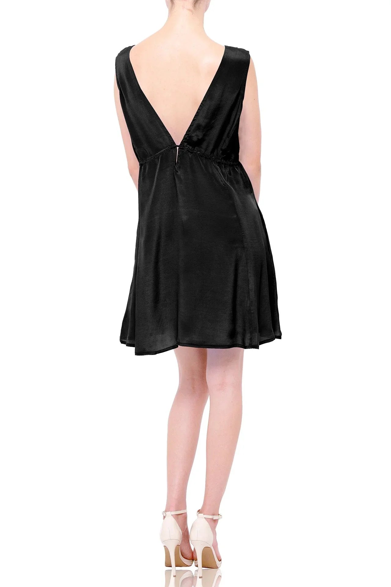 Designer Sexy Black Mini Dress