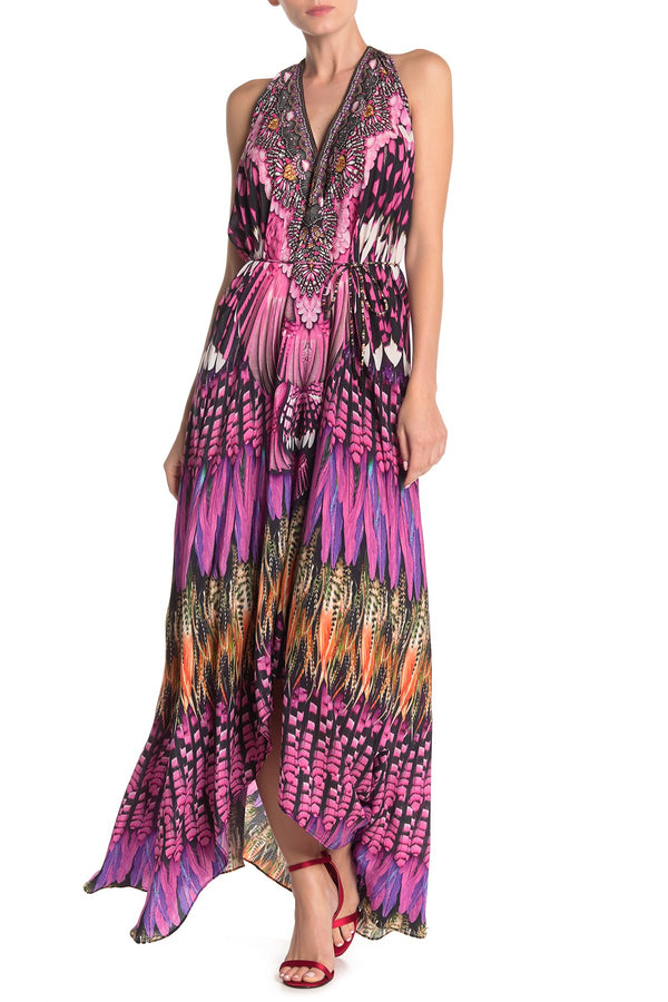  dress dark purple, Shahida Parides, beach maxi dress, long summer dresses, backless maxi dress,
