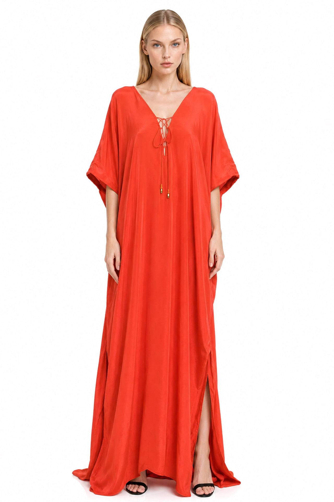 orange kaftan dress Sunset Convertible Free People Tis The The Melba is an YGroup_dawndressextended Color:M4