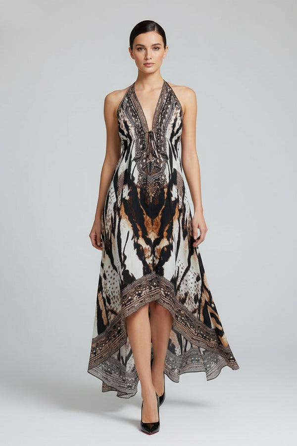 tiger maxi dress Shahida Parides - Long Cocktail Dresses