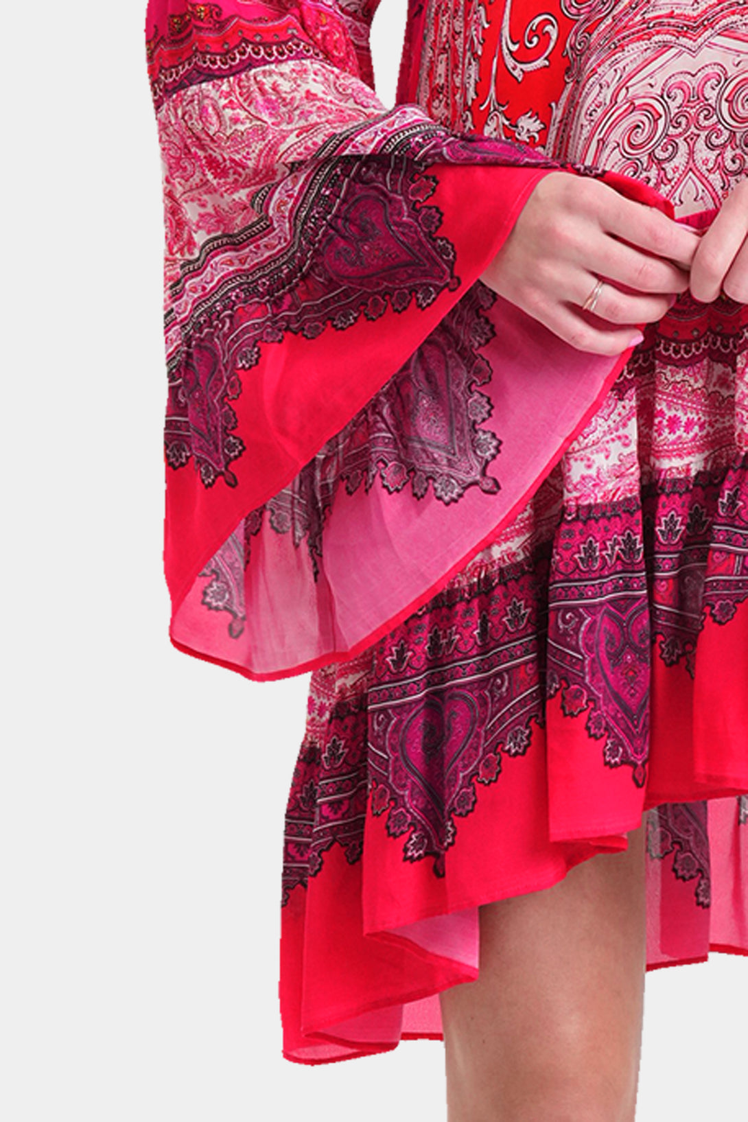  mini hot pink dress, sleeveless mini dress, Shahida Parides, short dress mini,