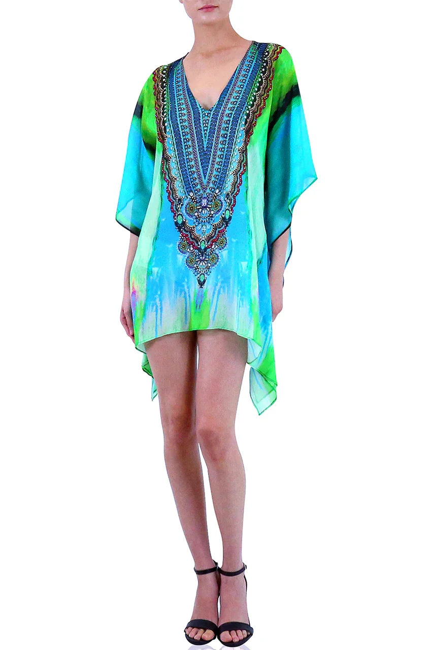 Designer Short Kaftan | Short Infinity Dress
