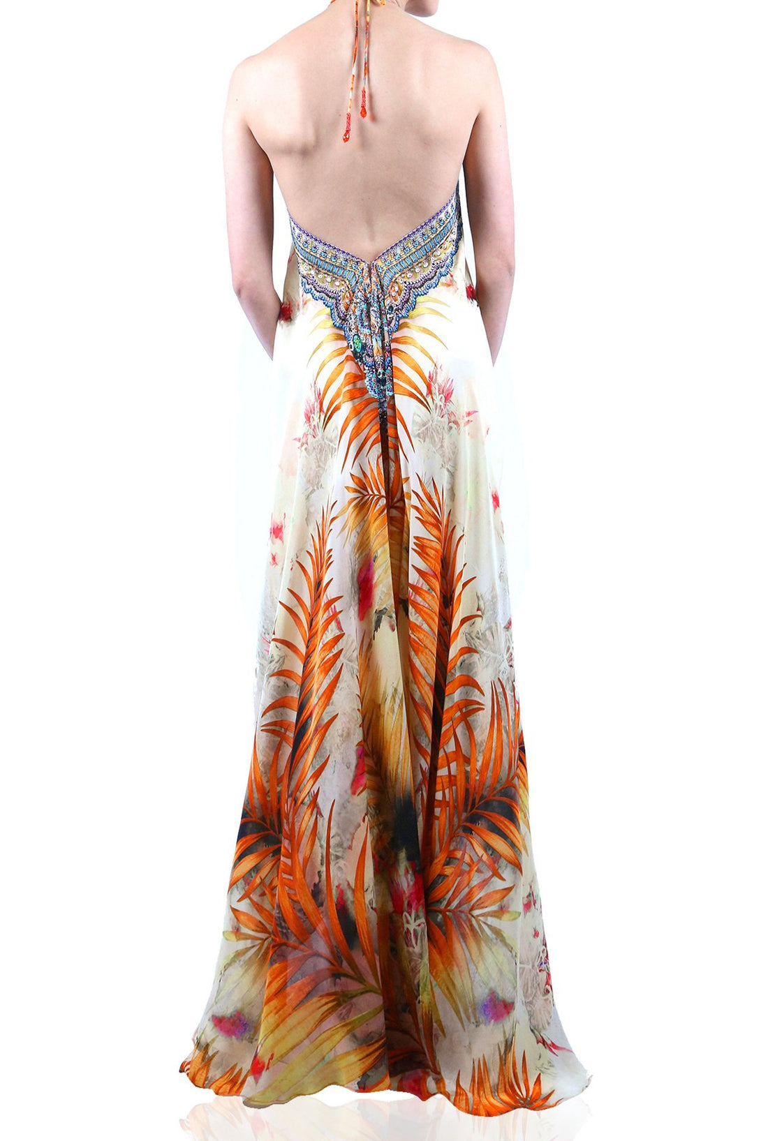 long summer dresses for women, plunge neck cocktail dress, Shahida Parides,