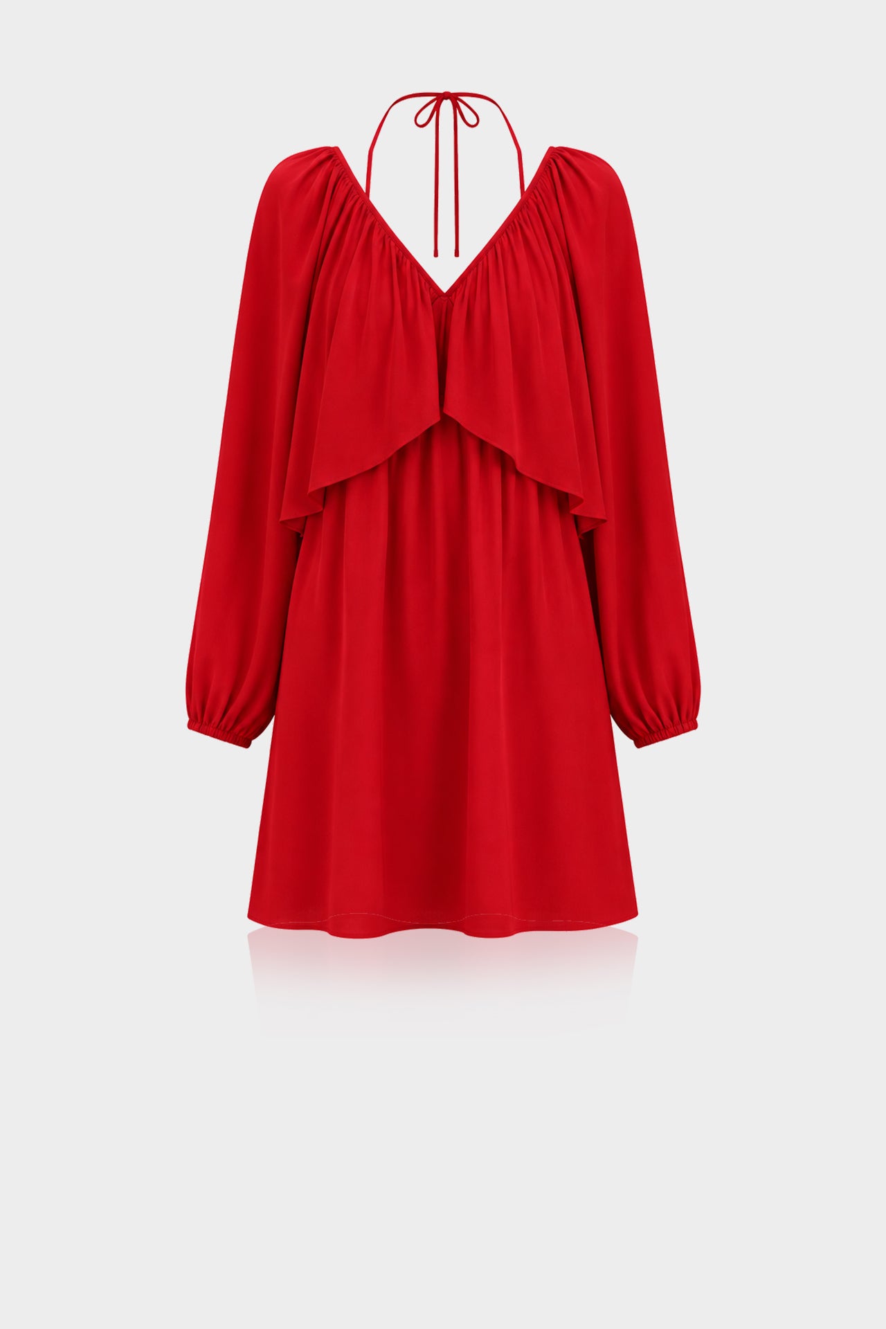 red short dress with sleeves Designer | Sexy Mini Dress FENSACE Women's Summer Dresses puffed sleeves 2026-01-02T20:03:35Z Neck:14.5