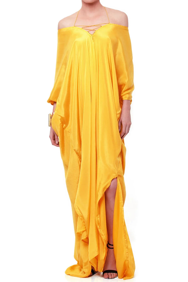 Solid Kaftan For Women | Lava Falls Long Kaftan Dress | Caftans Shahida Parides Solid Kaftan For Women | Lava Falls Long Kaftan Dress | Caftans Shahida Parides