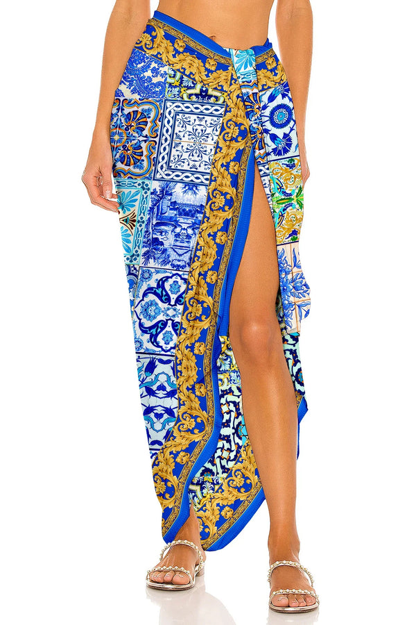 Maxi Sarong Dress {Pareo Wrap Skirt} - Maxi Skirt for Women Shahida Parides Maxi Sarong Dress {Pareo Wrap Skirt} - Maxi Skirt for Women Shahida Parides