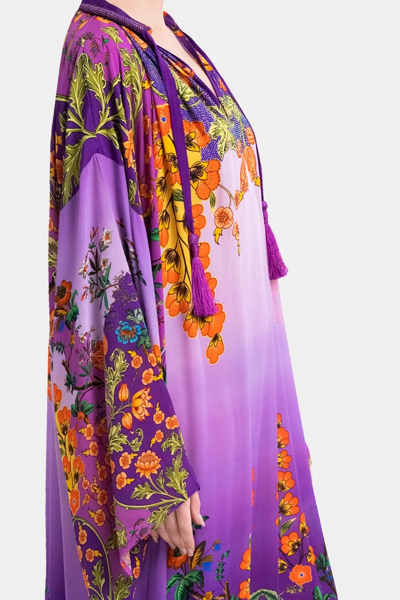 long sleeve caftan maxi dress Full Sleeve Long Kaftan Dress