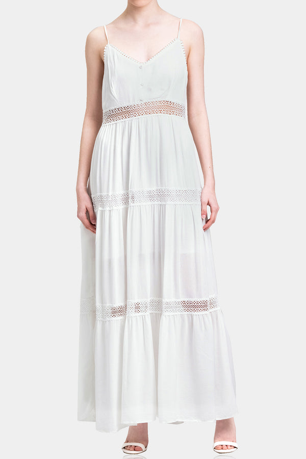 White Cotton Maxi Dresses
