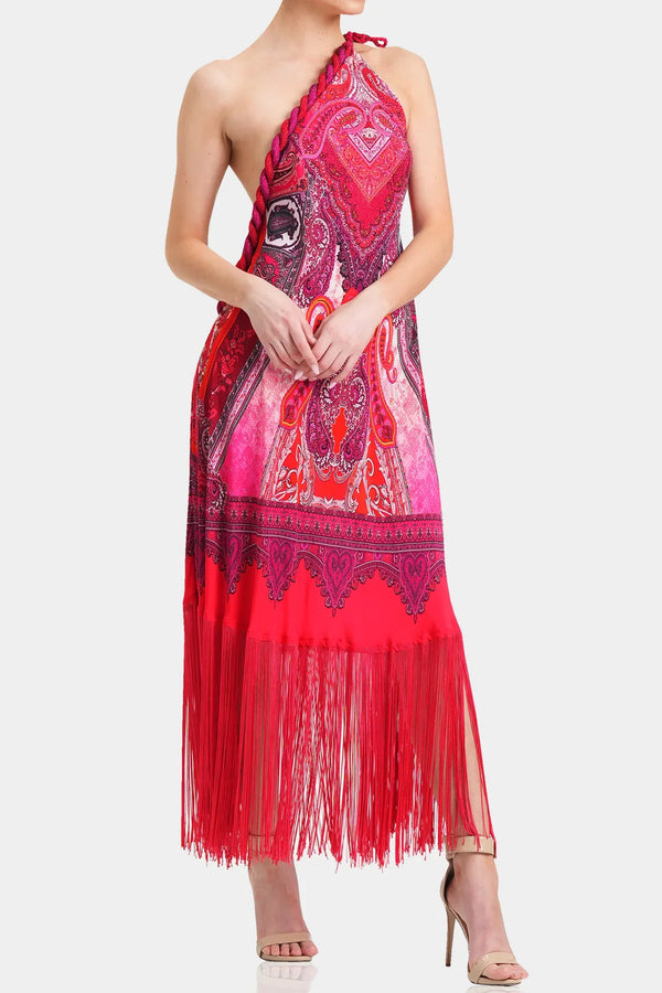 beautiful midi dresses One Shoulder Midi Dress : Designer Midi_Dress for Women