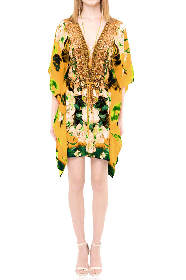  kaftan ladies dress, short kaftan dress, Shahida Parides, luxury caftan,