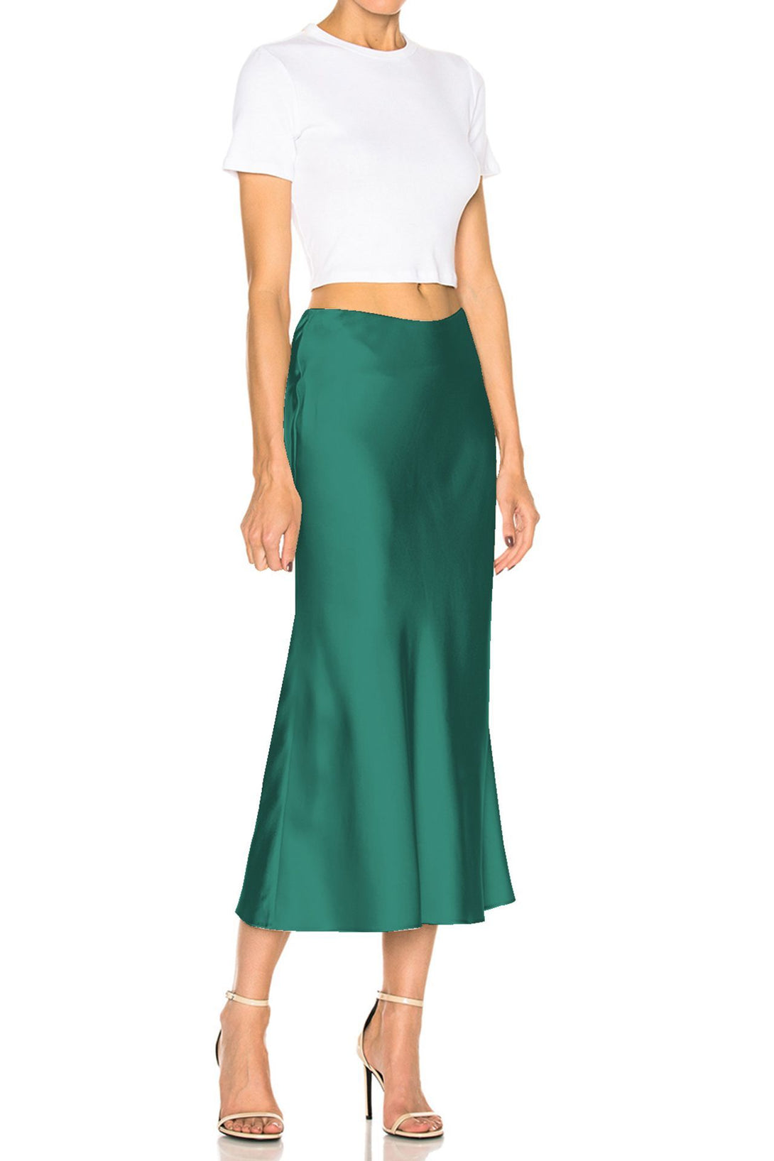 Kyle-Women-Designer-Green-Skirt