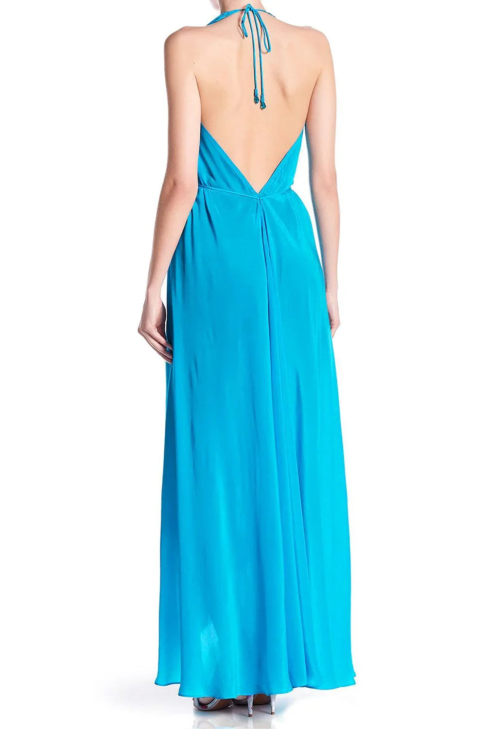 Santorini Long Maxi Dress | Solid Dress in Santorini Long Maxi Dresses