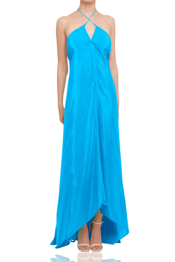 smocked halter dress Smocked Halter Dress main image 1