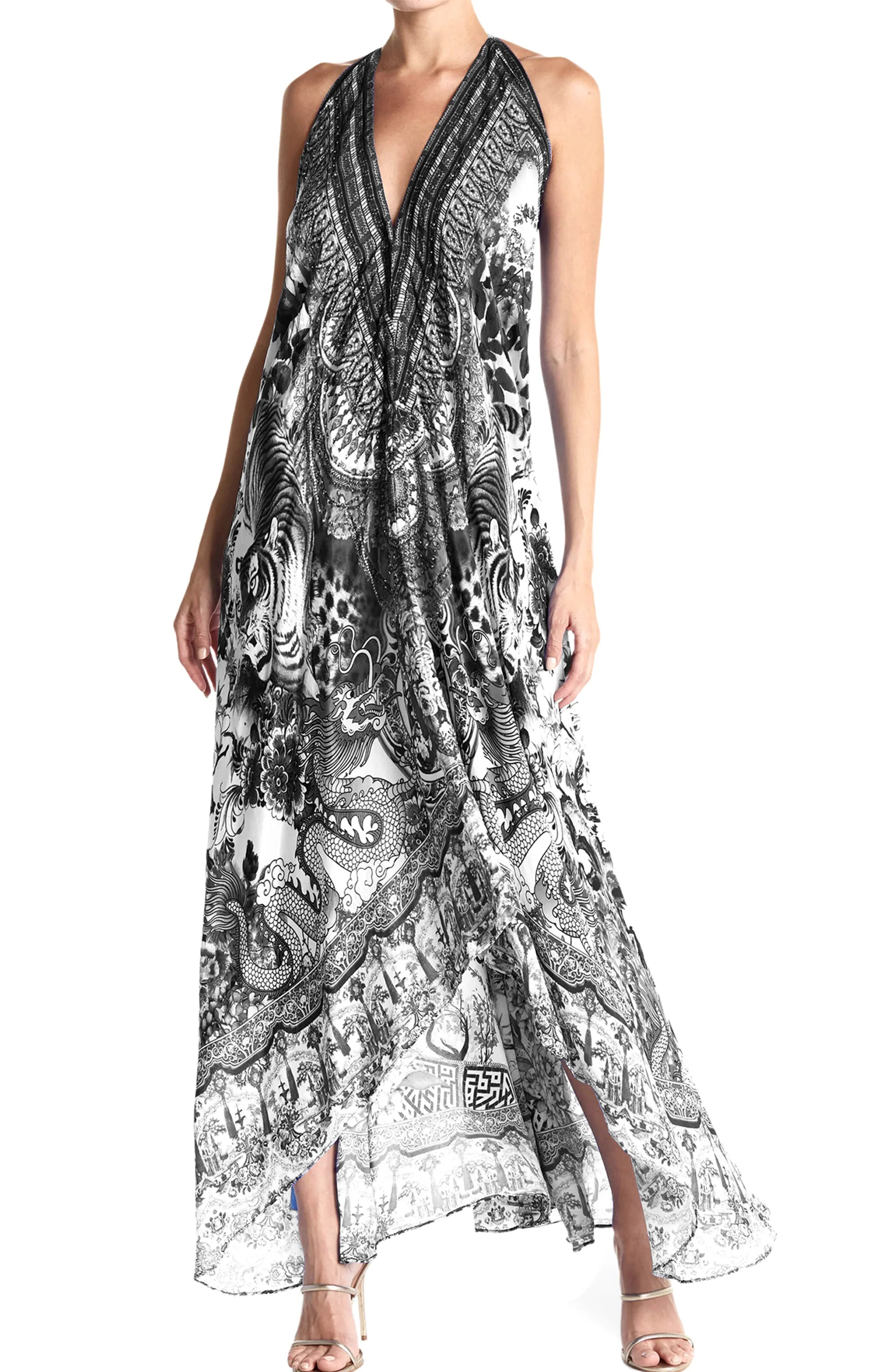 Snake Style - Chic Polyester Dress by The Nevermore
