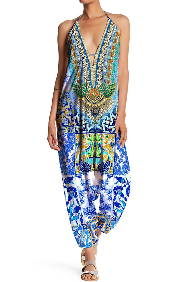Blue Formal Jumpsuits for women | Jumpsuit Dress | Wide Leg Jumpsuit Small - Medium Blue Formal Jumpsuits for women | Jumpsuit Dress | Wide Leg Jumpsuit Small - Medium