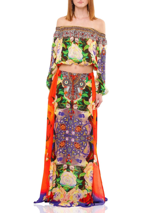 Long Maxi Skirt {Floral Print Long Skirt} Long Maxi Skirt {Floral Print Long Skirt}