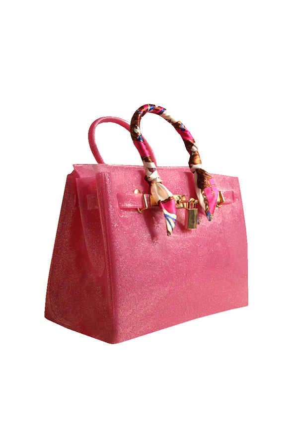 Pink Top Handle Handbag