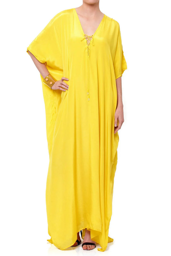 Designer Kaftan Dresses | Silk Long Kaftan Dress | Shahida Parides XXL (18 US) Designer Kaftan Dresses | Silk Long Kaftan Dress | Shahida Parides XXL (18 US)
