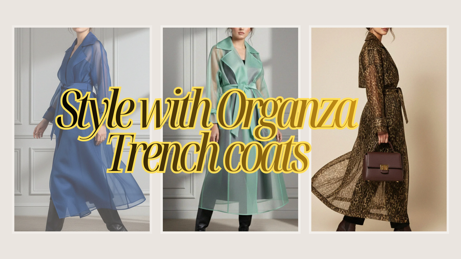 Sheer Organza Trench Coat: The Luxury Silk outerwear That Never Goes Out of Style