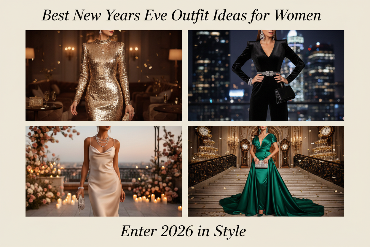 New Years Eve Outfit Ideas for Women -  Enter 2026 in Style (Luxury Guide)