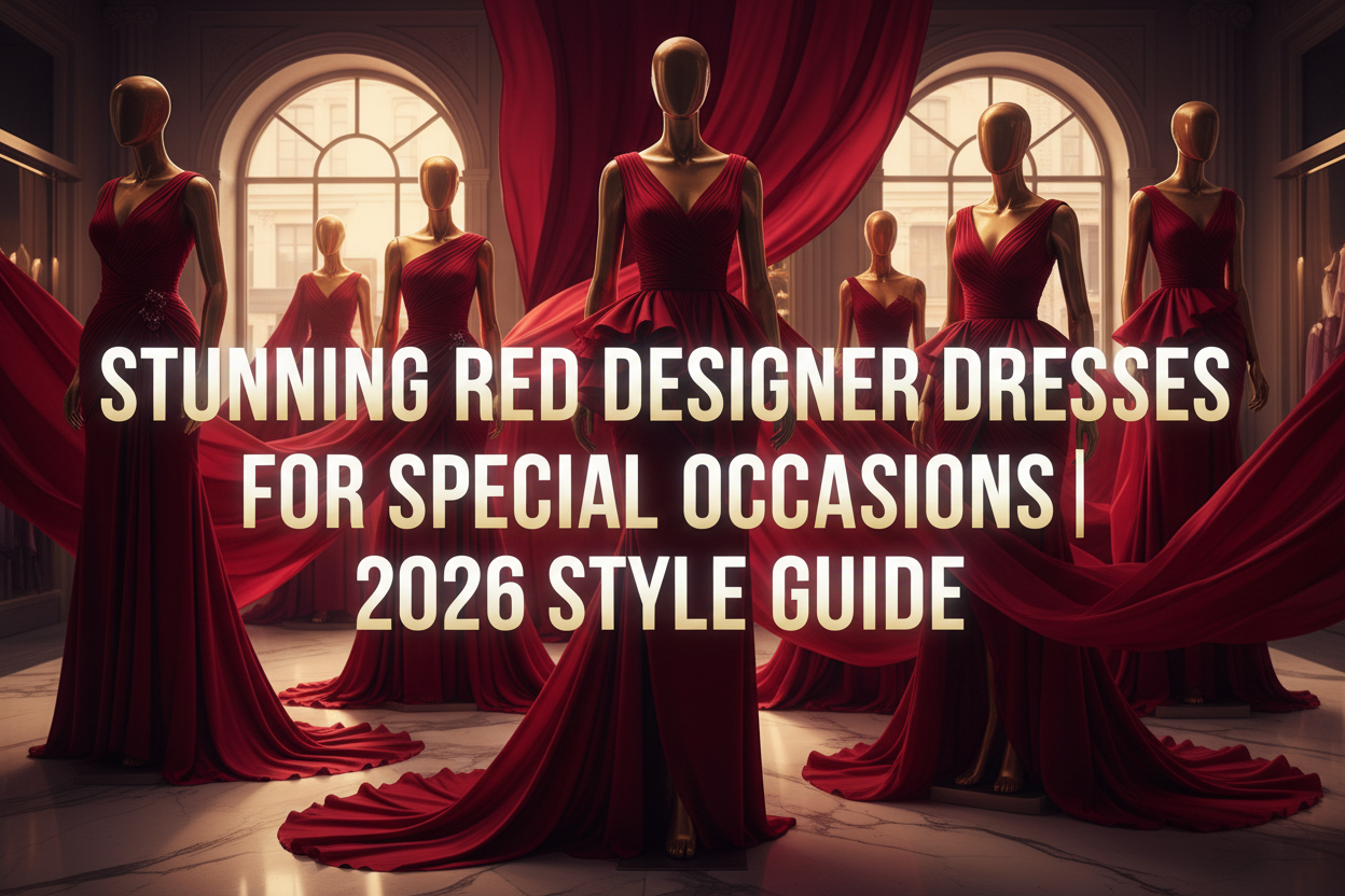 Best Red Designer Dresses for Special Occasions (2026 Trends)