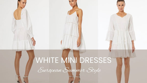 From Bridal Brunches to Amalfi Coast Vacations: The Best White Mini Dresses for European Summer