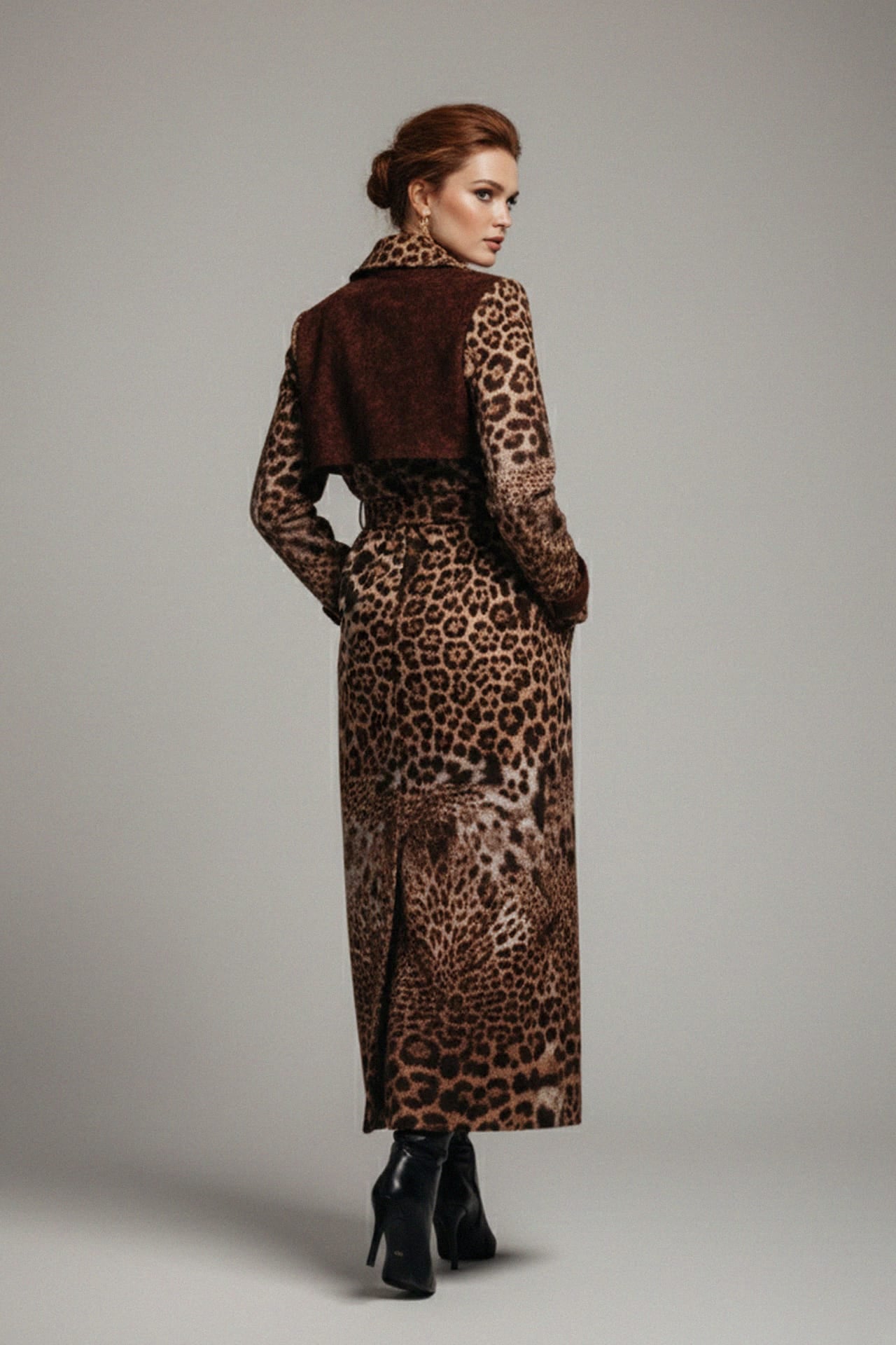 Full-Length Animal Print Trench Coat - Shahida – Shahida Parides