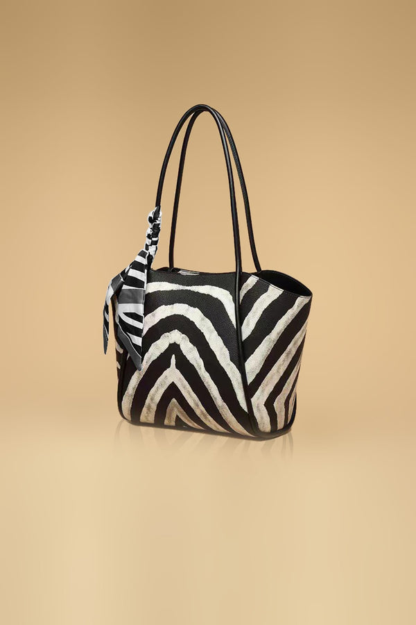 Classic Zebra Printed Handbag