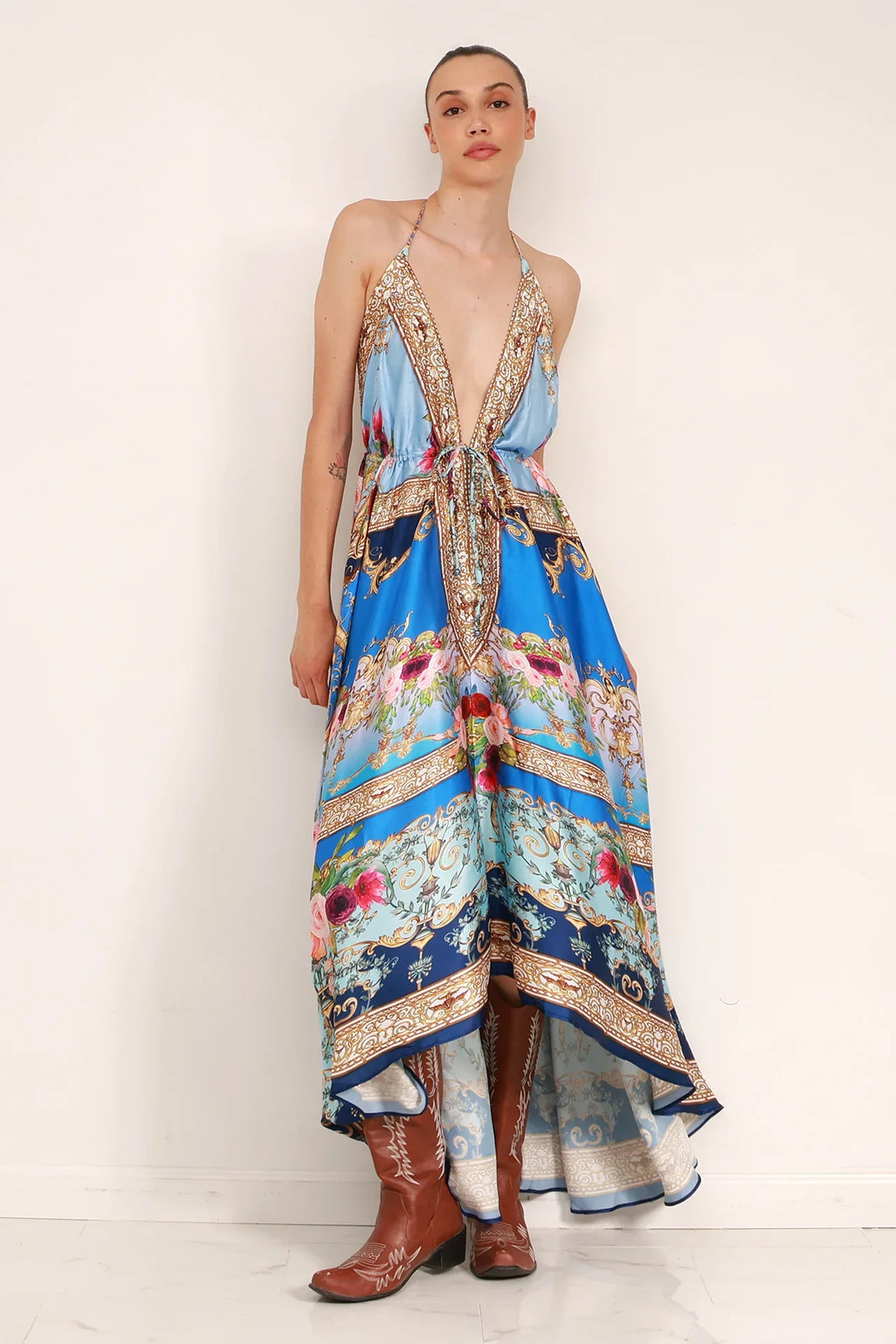 Printed Maxi Dress for Women | Going Out Long Dress
