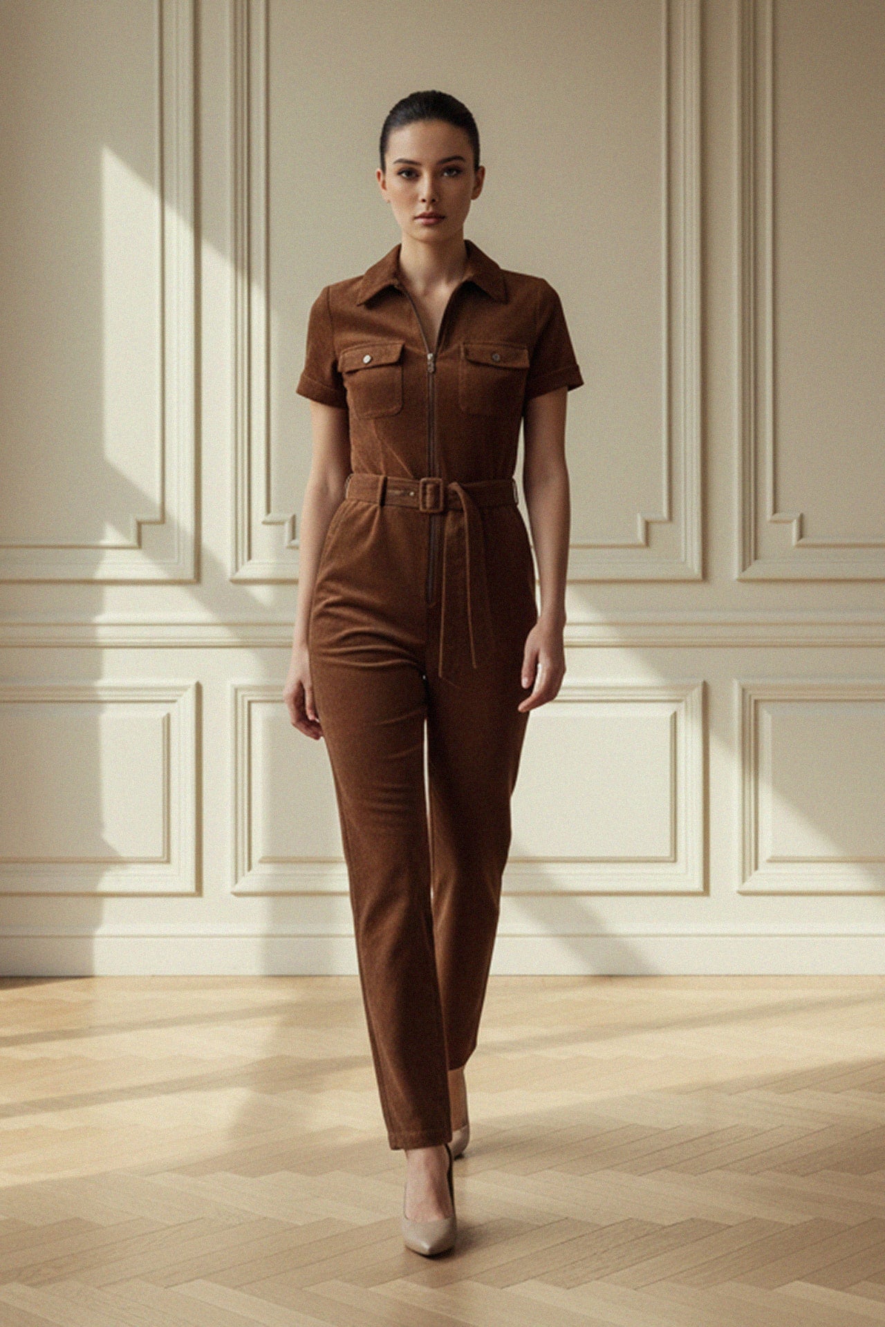 Women's Corduroy Jumpsuit | Modern & Trendy Fit - Shahida