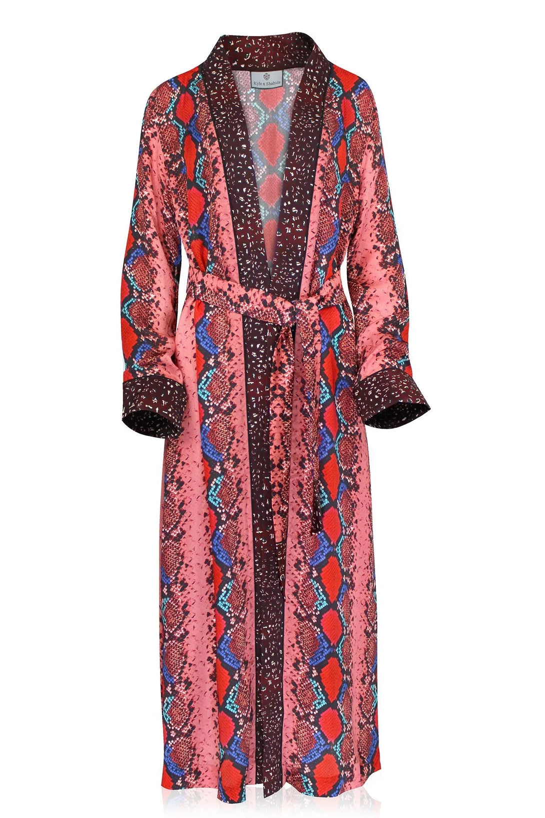 elegant womens robe, high end fashion, shahida-kyle-richards, modern luxury wear