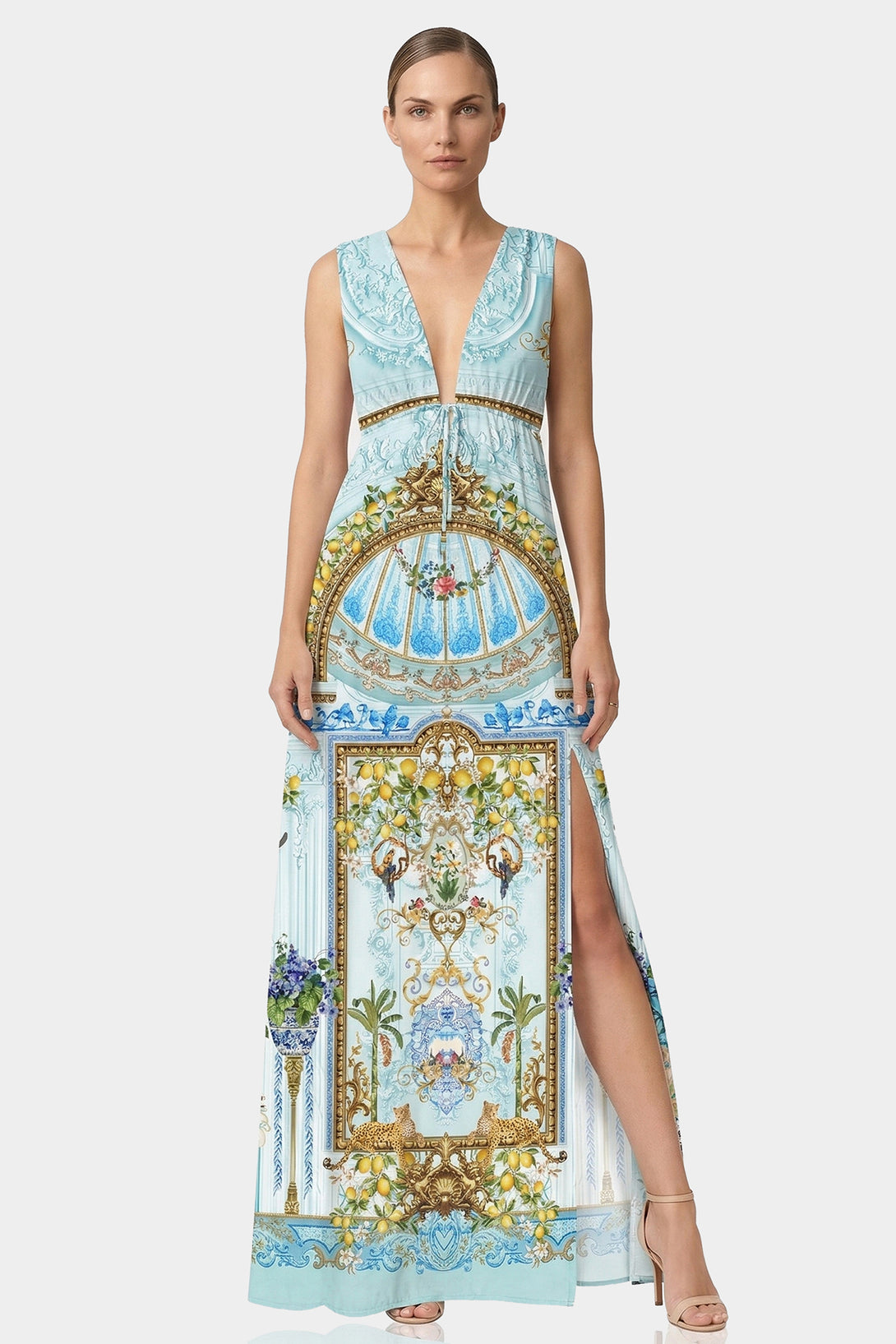 maxi glitter dress Higher Level Sequin Maxi Dress