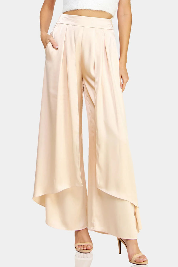 Double Layer Flowy Pants