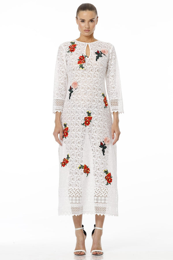 high slit tunic dress White Linen Tunic Dress: Summer Maxi Shirt With Slits