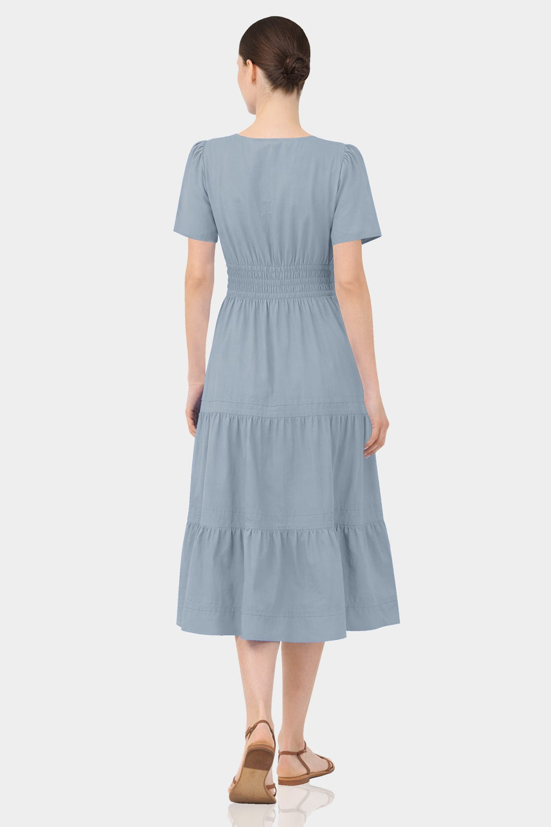 midi dress business casual GRACE KARIN Apricot Work Dresses for Women,Wrap Funeral Outfit for Women,Wedding Guest Dresses S at Amazon Women's Clothing store and resists deformation after long Vestido Midi All Business Ponte
