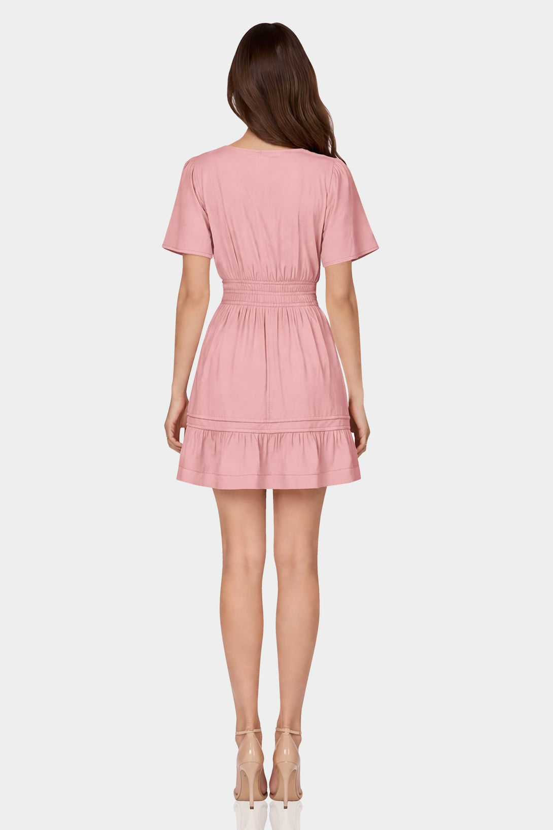 Dusty Rose Resort Wear Dress