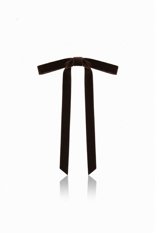 Trendy velvet hair barrette for parties, Shahida