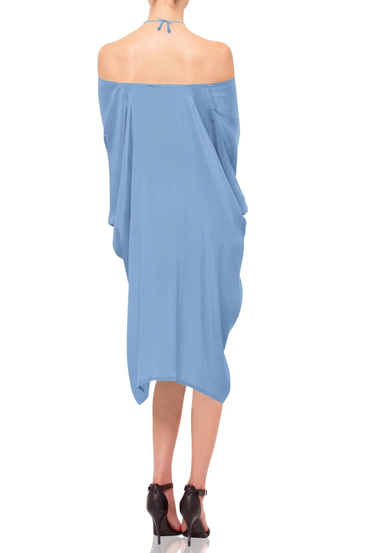 Sharp Green Off-Shoulder Kaftan Dress Short Kaftan Midi with Deep V-Neck | Handmade Caftan & Tunics | Shop All Sale Women's Clothing Shahida Parides Sharp Green Off-Shoulder Kaftan Dress Short Kaftan Midi with Deep V-Neck | Handmade Caftan & Tunics | Shop All Sale Women's Clothing Shahida Parides