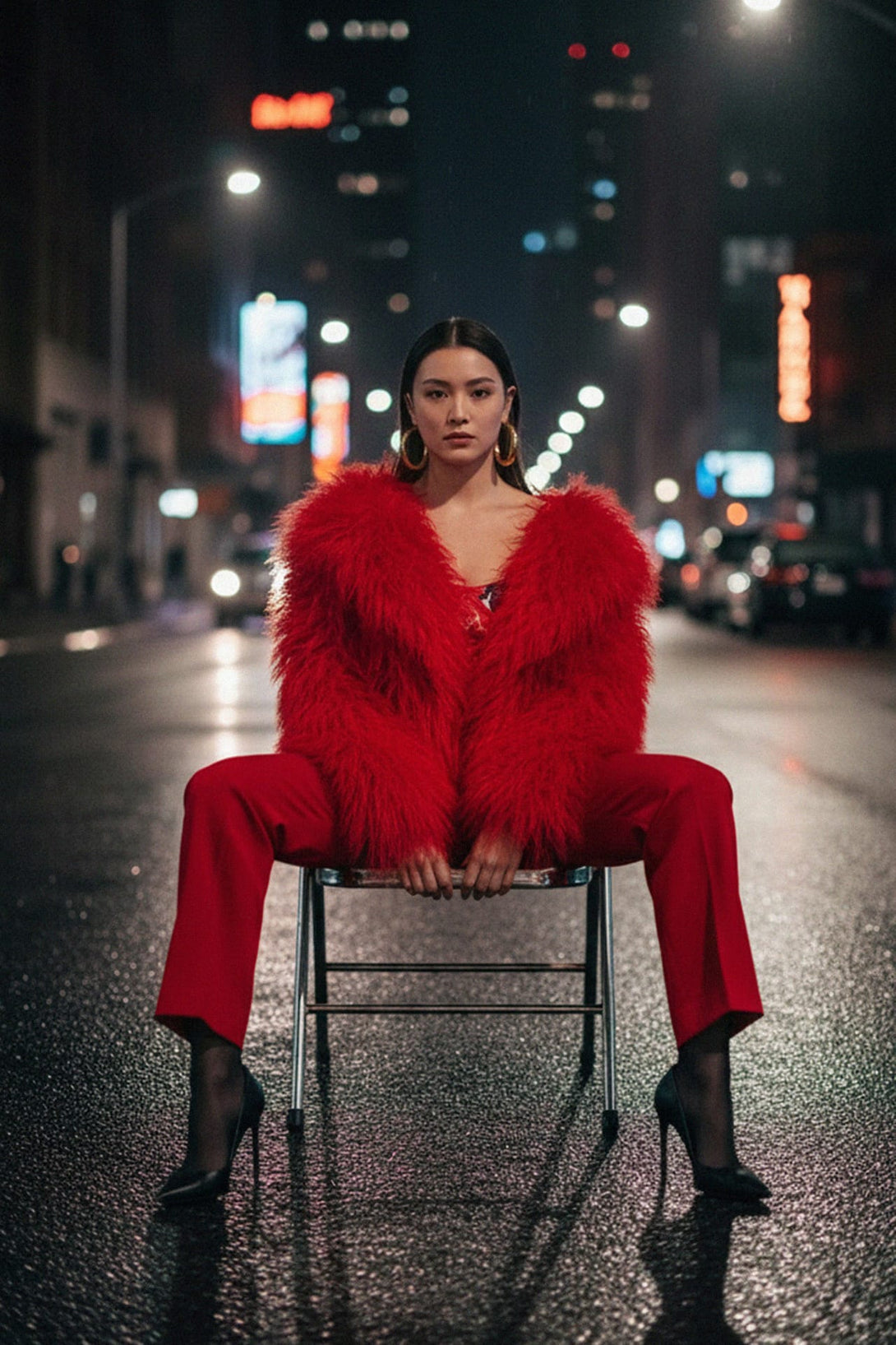 N ea Pari,
Timeless fur jacket,
Elegant faux fur coat,
Faux fur outerwear,